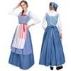 Comércio Exterior Quente Traje de Cerveja para Mulheres Adultas Vestido Longo cos Criada de Mansão Fantasia para Performance de Palco traje
