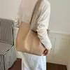 Bolso de hombro y axila tipo tote casual chic de estilo coreano, alta calidad, simple, versátil para ir al trabajo