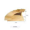 Mesa de barbacoa de madera estilo japonés paso a paso plato elevado para sashimi sushi plato de concepto artístico plato creativo para hot pot