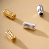 Prata Esterlina S925 Contas Espaçadoras Listradas de Bambu DIY Pulseira de Corda com Contas Acessórios de Colar Acessórios de Conexão de Joias Prateadas