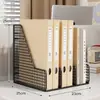 Suporte para Armazenamento de Arquivos, Cesto Organizador Multifuncional para Mesa, Caixa Organizadora de Mesa, Suporte para Livros, Estante de Escritório, Armazenamento de Dados