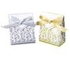 Caixa de Doces de Casamento Popular Caixa de Doces de Casamento Estilo Europeu Caixa de Presente Era de Ouro Caixa de Papel Sonho Prateado Promoção