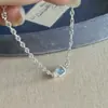 Nuevo Pulsera Cuadrada de Aguamarina Nariz de Cerdo para Mujer, Joyería Exquisita de Lujo Ligero con un Toque de Alta Gama, Pulsera Simple Moderna y Versátil