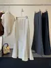 Saia de terno simples estilo sereia para mulheres, novo estilo outono, cintura alta, fluida, que cobre o quadril, elegante, justa ao corpo, saia de comprimento médio para o trabalho