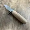 Cuchillo para ostras mango de madera cuchillo para durian acero inoxidable utensilios de cocina venta al por mayor en stock