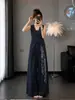 Conjunto de Linho Minimalista Estilo Francês de Verão Novo para Mulheres, Top sem Mangas e Calça de Cintura Alta Conjunto de Duas Peças Estilo Old Money Tendência