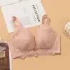 Talla Grande Encaje Delgado Cómodo Sin Aros Sujetador Push-up Ajustable Levanta Busto Ropa Interior Femenina 0521
