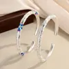 Pulsera Abierta Sakura con Color Esmaltado, Nuevo Estilo Chino, Diseño Personalizado, Sensación de Gama Alta de Nicho, Joyería Abierta, Idea de Regalo