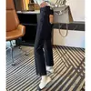Jeans Reto Pequeno Primavera e Outono Feminino Outono Fino 2024 Moda Versátil Nova Chegada Calça de Tubo Nove Pontos Estilo Francês