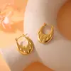 Serie de Venta Caliente Transfronteriza Pendientes de Acero Inoxidable Que No Se Desvanecen Pendientes de Moda de Nicho Joyería Pendientes de Acero de Titanio Sentido Avanzado Pendientes Cabeza