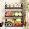 Estante de Almacenamiento de Cesta para Verduras en Encimera de Cocina para Almacenamiento de Verduras Cesta para Frutas Verduras Cebolletas Jengibre Ajo Plato de Almacenamiento Artefacto de Almacenamiento y Organización