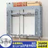 Guarda-roupa de aço de porta dupla extra-espesso, guarda-roupa simples, guarda-roupa de quarto extra-grande estilo chinês, guarda-roupa de cabeceira, armário de armazenamento e organização