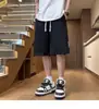 Verão Novo Estilo Americano Shorts Masculinos Marca da Moda Design Fino Nicho Solto Plus Size Shorts Esportivos Casuais para Homens