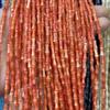 Concha de agua dulce natural 4 * 8 mm cuentas sueltas de bambú semiacabadas DIY horquilla pulsera collar pendientes accesorios de joyería