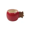 Serie de Osos Manzana de Dibujos Animados Juego de Vajilla de Cerámica para Uso Doméstico, Vajilla para una Persona, Platos, Tazones, Platos Hondos, Tazas, Venta al por Mayor