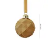 Nuevo adorno de bola de Navidad flocado de Amazon para decoración de escenas navideñas, decoración de árbol de Navidad, bola individual con forma de reno