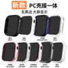 Funda para Apple Watch Nueva Mejorada de PC Resistente a Impactos con Borde Negro Resistente a Rayones Antirayones y Antiespionaje