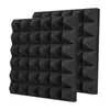 Algodón Aislante de Sonido Autoadhesivo, Algodón Absorbente de Sonido de Alta Densidad Tipo Pirámide Ecológico para Uso Doméstico, KTV, Sala de Baterías, Ignífugo, Retardante de Llama, Exportación, Transfronterizo