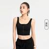 Sujetador Deportivo con Cremallera Transfronteriza para Mujer, Top de Running a Prueba de Impactos de Alta Intensidad, Hermoso Espalda Elevadora, Chaleco Exterior para Yoga