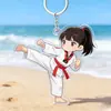 Colgante acrílico para mochila de anime Conan estudiante, llavero, caricatura, para fans más jóvenes, parejas, colegas y amigos