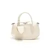 Bolsas de Nicho de Alta Gama Estilo Coreano Transfronteiriças para Mulheres, Nova Bolsa Almofada Bowling, Bolsa de Ombro Transversal Versátil