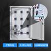 Gabinete de Carga para Teléfonos Móviles, Gabinete de Almacenamiento para Teléfonos Móviles para Oficina Escolar, Gabinete de Almacenamiento para Teléfonos Móviles con Puerta de Cristal y Múltiples Compartimentos, Gabinete de Almacenamiento con Cerradura