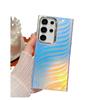 Funda con láser IMD transfronterizo para Samsung S24 Ultra con ondas de agua de colores y hilo de plumas para S23 Plus.