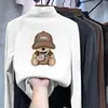 Camiseta de manga comprida para meninos, novo estilo outono/inverno 2026, gola alta, para crianças maiores, camada interna com forro de fleece, camiseta básica infantil