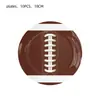 Super Bowl Fútbol Americano Fiesta de Cumpleaños Infantil Vajilla Platos de Papel Servilletas de Papel Mantel Decoración Artículos para Fiesta
