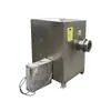 Picadora de carne eléctrica comercial de alta potencia para carne congelada, picadora de carne fresca, picadora de carne de piel de cerdo, picadora de carne de acero inoxidable
