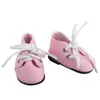 Sapatos de Pano para Bonecas 20cm Sapatos Pequenos Versáteis Brinquedo de Faz de Conta para Crianças Sapatos de Couro com Laço 5cm