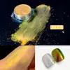 Pó Óptico Camaleão Neon Aurora de Cervo de Nove Cores Transfronteiriço Pó de Espelho Mágico Glitter para Unhas Artísticas Manuais DIY Sombra para Olhos