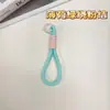 Cordão de Tecido Poliéster Sem Etiqueta Chaveiro Simples Criativo Cordão para Celular Argola de Chaveiro Curta Bolsa de Boneca