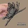 Oferta Especial Transfronteiriça Moda Acessórios de Cabelo Coque Grampo de Cabelo Presilha de Tubarão Presilha com Strass Acessório de Cabelo em Formato de Coração Gravata Borboleta Grampo de Cabelo para Menina