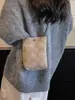 Bolsa Quadrada Fashion Yaozi, Bolsa de Mão Bordada Estilosa, Versátil e de Alta Qualidade, Bolsa de Mão com Alça de Ombro 2026, Mini Bolsa Transversal