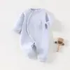 Macacão de Bebê para Primavera e Outono, Roupa Quentinha Acolchoada para Recém-nascido de Outono e Inverno, Macacão de Engatinhar para Recém-nascido, Macacão Borboleta