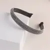 Diadema de Moda Ancha con Pedrería Estilo Europeo y Americano Transfronteriza, Tocado Totalmente de Diamantes Súper Brillante, Diadema Gruesa de Esponja de Moda