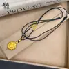 Pingente de Ouro de Areia Método Antigo Novo Estilo Chinês Alta Retenção de Cor Girassol hellokitty Pingente da Paz Corrente de Suéter Gato Kitty Mulheres