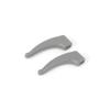 Óculos de silicone Antiderrapante Earmuffs colorido Macaron Cor Silicone Earmuffs Crianças Anti-gota Orelha Gancho Buckle Titular