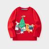 25 Ropa Infantil Transfronteriza Europea y Americana Otoño e Invierno Navidad Camisetas de Manga Larga con Estampados de Dibujos Animados Jerseys Infantiles en Stock Venta al por Mayor