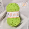 Hilo de Hilo de Hielo de Terciopelo de Nube Tejido a Mano Hilo Grueso DIY Bufanda de Tejido para Bebé Hilo para Cojín de Asiento de Muñeca Hilo para Zapatos de Ganchillo