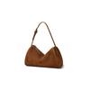 Outono e Inverno 2026 Novo Toque de Camurça Bolsa Porta-Caneta Estilo Francês Retrô Bolsa de Mão Versátil Casual da Moda