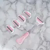 Navaja de Tres Capas Lavable para Mujer, Herramienta de Afeitado, Herramienta Mágica para Depilación, Imprescindible para el Vello de las Axilas, Nueva Hoja Multicapa