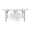 Mesa redonda plegable, mesa de comedor para el hogar para 10 personas, mesa plegable para uso en exteriores, mesa redonda para espacios pequeños, mesa redonda grande para comedor