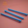 Cgs77145 Haste com Encaixe Azul Dez Hastes de Plástico Peças de Bloco de Construção Tecnologia Encaixe Octogonal Interno