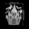Castillo de Halloween Metal Acero al Carbono Troqueles de Corte DIY Troqueles de Corte Transfronterizo Nuevo Producto Diseño Hueco Manualidades