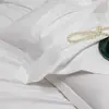 Fronha de Cetim Branca Pura 60s para Hotel Fronha de Hotel Fabricante de Roupas de Cama de Hotel Peça Única