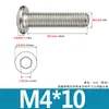 Tornillos de Acero Inoxidable 304 Biselados de Cabeza Hexagonal con Vaso Pernos Cabeza Plana Redonda Borde Biselado Accesorios para Muebles Tornillos M3M4M6