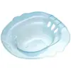 Bacia para bidê de plástico, transparente, para cuidados pós-parto, adequada para idosos e mulheres grávidas, pode ser usada como bacia de vaso sanitário, para banhos medicinais e para tratamento e cuidados com hemorroidas