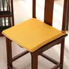 Almofada de cadeira de esponja alta elástica almofada de cadeira de linho almofada de tatami almofada espessa de cadeira de escritório chinesa almofada de cadeira de jantar para casa